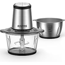 Amazon.co.jp: ASUTAS フードプロセッサー 2L大容量 【2ボウル